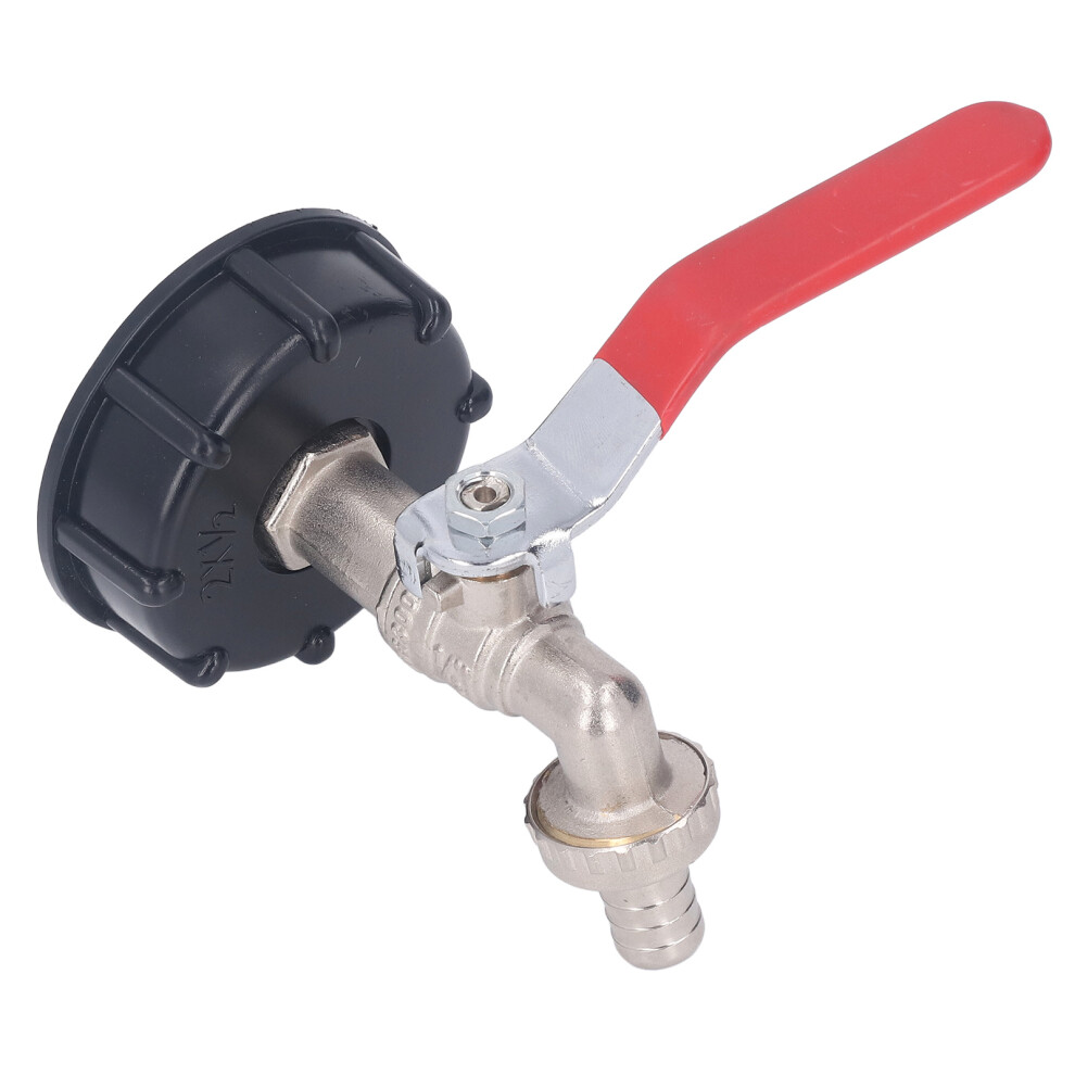 Quick Connector Ibc Tank Adapter Brass Faucet Coarse Thread S60x6garden Hose Connection Fine Flow Control Snap-On Tap Connector Premium Quality 9551475293318
