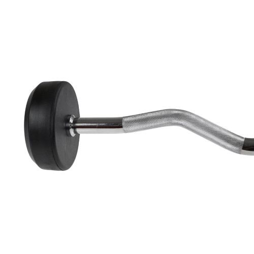 35 kg Curlstange mit Gummibeschichtung 2