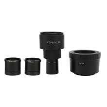 Adaptateur pour caméra de microscope avec filetage M42, conception détachable, pièce de commutation intermédiaire, construction métallique haute