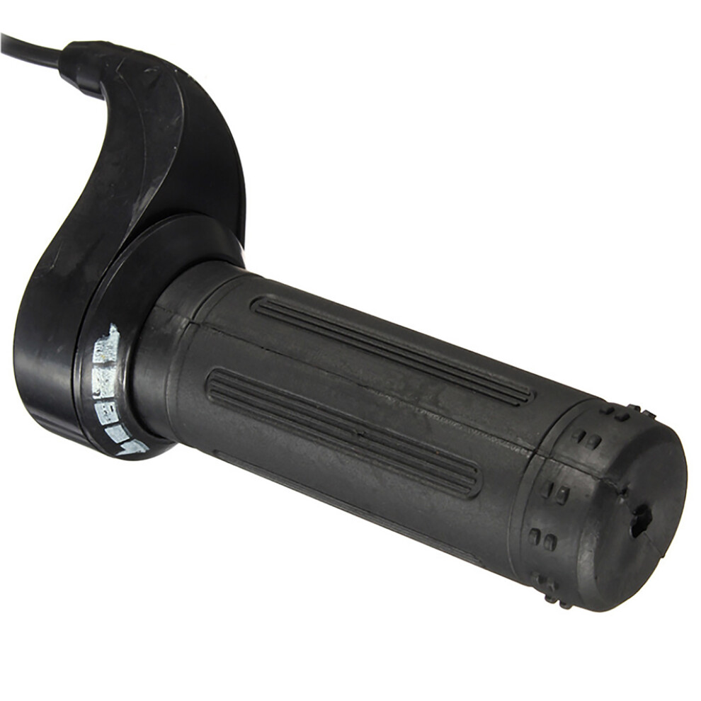 Electric Bike Throttle Accelerator, Electric Twist Throttle Grips Led Battery Voltage Display Three Speed Throttle Handlebar Durable Construction 9551475284897
