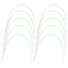 Knitting In The Round Circular Knitting Needles Stainless Steel Smooth And Sturdy Hollow Tubing Semi Pointy Tips Natural Feeling Ergonomic Design For