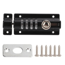 Thicken Solid Zinc Alloy Combination Locking Bolt Home Reinforcement Childproofing Rust Resistant Coating Set Your Own Code Anti Theft Keyless