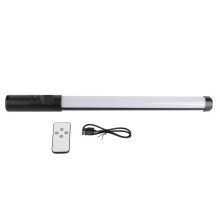 Adjustable RGB Video Light With3000K-6000K Range, High CRI95+, 21Flash Modes And USB Rechargeable Battery For Professional Photography Live
