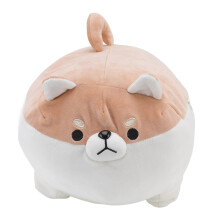 Fantasifull leksaksset - Söt design gosedjur Shiba Inu mamma med valpar - Elastisk fyllning mjuk plysch - Tröstande följeslagare och
