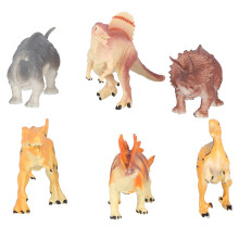 Set di figure realistiche di dinosauri, giocattoli educativi, modelli vivaci e dettagliati per imparare e giocare, plastica resistente e atossica,