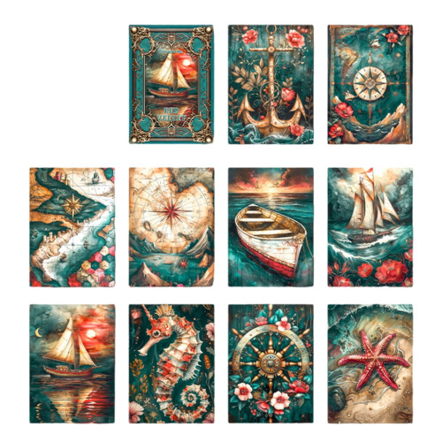 30 τεμάχια χαρτί αντίκα για scrapbooking 10x14cm χαρτί διακόσμησης φόντου για συσκευασία 2