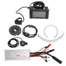 Controller brushless per scooter e e-bike 36V/48V con display LCD e monitoraggio del livello della batteria, scocca in lega di alluminio e controllo