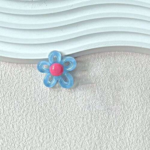 3D Blomkylskåpsmagneter Färgglada Blommor 10 st 2