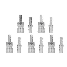 Conector neumático no autoblocante Fácil de instalar Tamaños estándar Conectores rápidos para compresores de aire Resistente y duradero