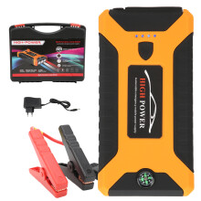 Powerbank-Starthilfe mit kabelloser Ladetechnologie und multifunktionaler LED-Taschenlampe für Reisende und Abenteurer