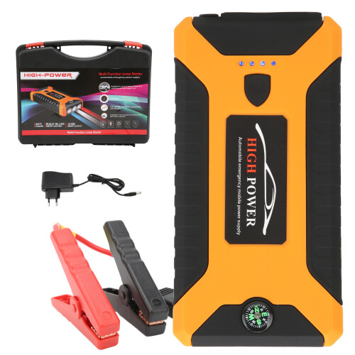 Εκκινητής Power Bank με τεχνολογία ασύρματης φόρτισης και πολυλειτουργικό φακό LED για