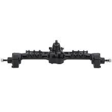 Eje ultrarresistente para vehículos RC Crawler con mayor ángulo de avance y bujes en C integrados, construcción de aluminio CNC con revestimiento