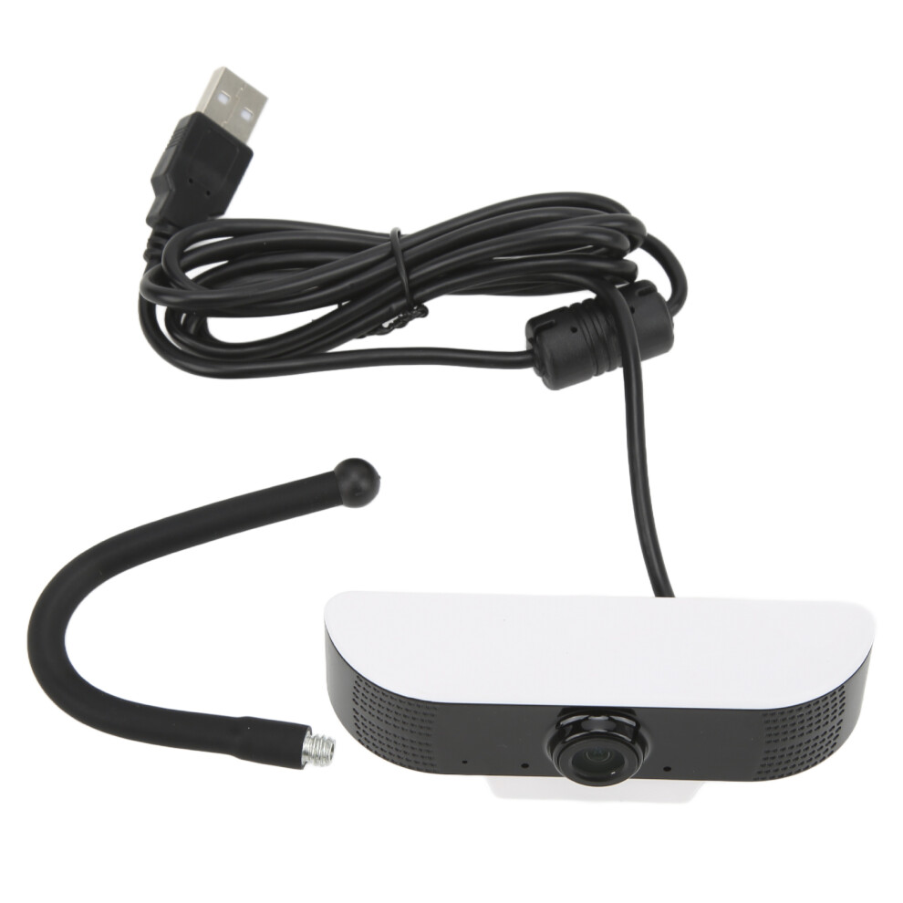 Computer Webcam With Adjustable Clip And Microphone, High Definition Usb Camera For Video Calling Online Meetings Streaming Gaming Tripod Ready 9049227024940