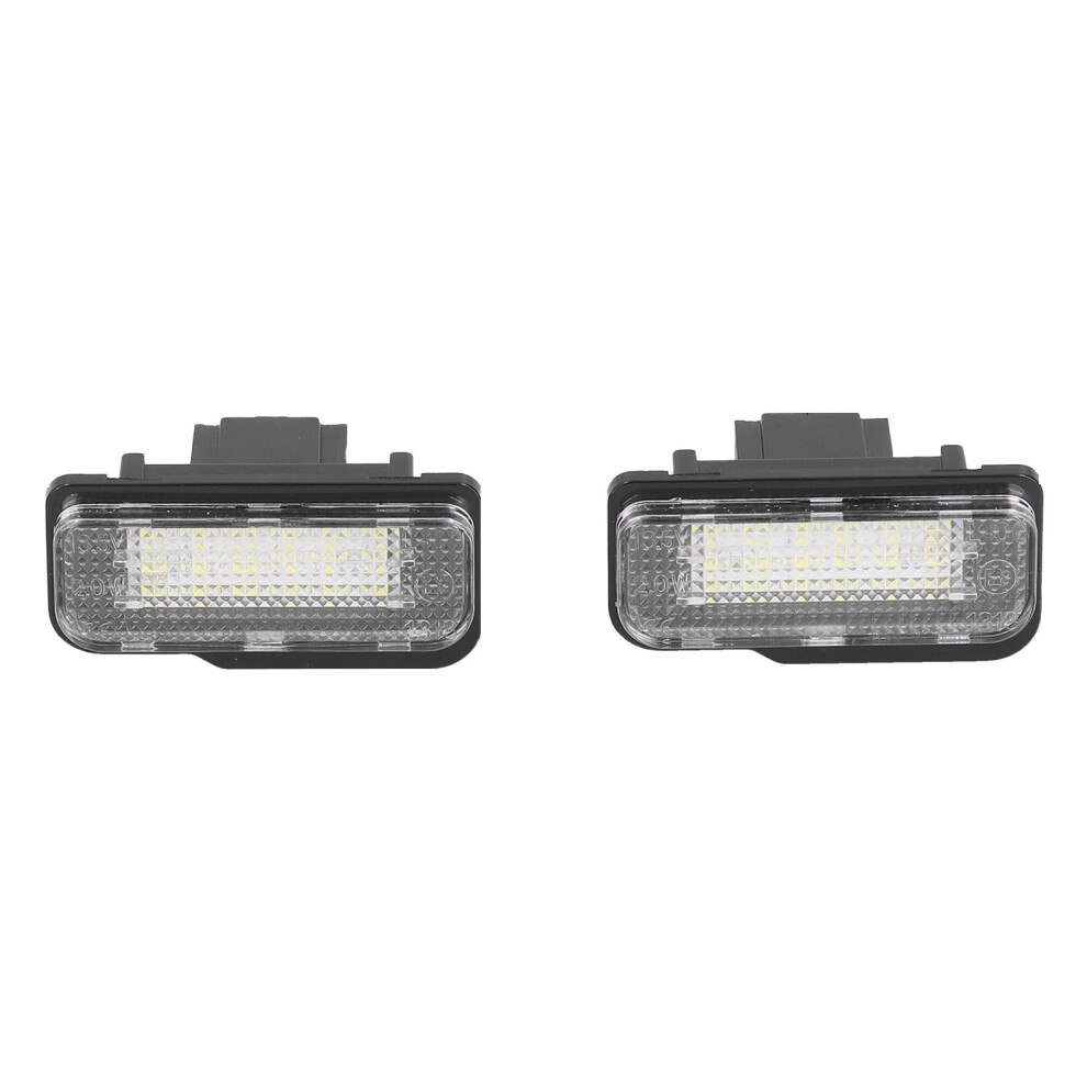 High Brightness Xenon Led License Plate Lamp Plug And Play Easy Installation Error Free For Mercedes Benz C240c320w203 5Door Station Estate White 9049227025480