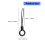 Reinforced Plastic Lanyard Rings Smooth Texture 10 pcs 3