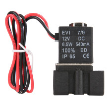 Langlebiges Magnetventil, stromlos geschlossen, 12 V DC, kompakte Größe, leichtes Kunststoffgehäuse, einfache Demontage, vielseitige