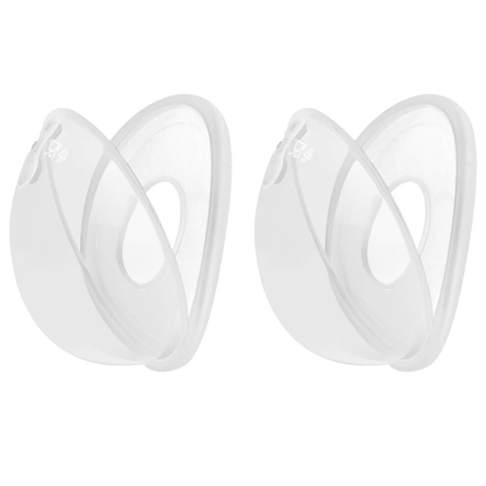 Breastfeeding Support Cup with Milk Collector, Anti-Flow Stopper and Soft Silicone Nipple Shield BPA-Free Reusable Nursing Aid for Sore Nipples and
