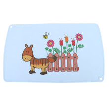 Countertop Protector Silicone Mat, Heat Resistant Non Slip Food Grade Placemat with Raised Rim and Montessori Learning Design for Children and Home