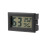Integrated^Thermometer Hygrometer with LCD Screen for Incubators Black 2