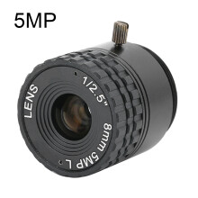 HD Fixed Lens5MP Aluminum Alloy Lens Corrosion Resistant Lens Wide Angle Lens for Scenery Photography Machine Vision Applications