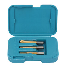 High Strength Thread Tap Tool Set, Broken Screw Extractor With Left Handed Flute Design Bolt Remover For Damaged Rusted Screws Works With Electric