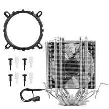 Heat Pipes CPU Air Cooler Quiet Fan PWM Fans High Performance Fan Adjustable Height Anti Vibration Rubber Pads For Customized PC Builds