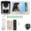 Câmera de visão noturna infravermelha com sistema de interfone com vídeo, campainha com vídeo de 7 polegadas, kit de câmera HD com interfone 1