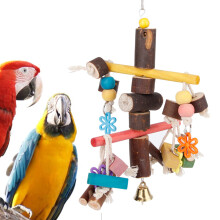 Strong Hardware Bird Toy Environmentally Friendly Blocks Parrot Tearing Toys Great Chewing and Preening Parrot Toy for Medium and Large Birds Cage