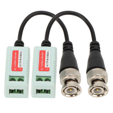 Adaptér UTP kábla pre prenos video signálu, BNC konektor s inštaláciou Plug and Play a funkciou ochrany pred rušením, pozlátený balun pre