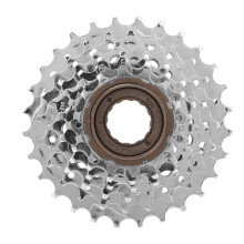Verbeterd klimvermogen, vrijloop, 7 versnellingen, variabele snelheidsregeling, groeftechnologie, roestvrij oppervlak voor offroad fietsen.