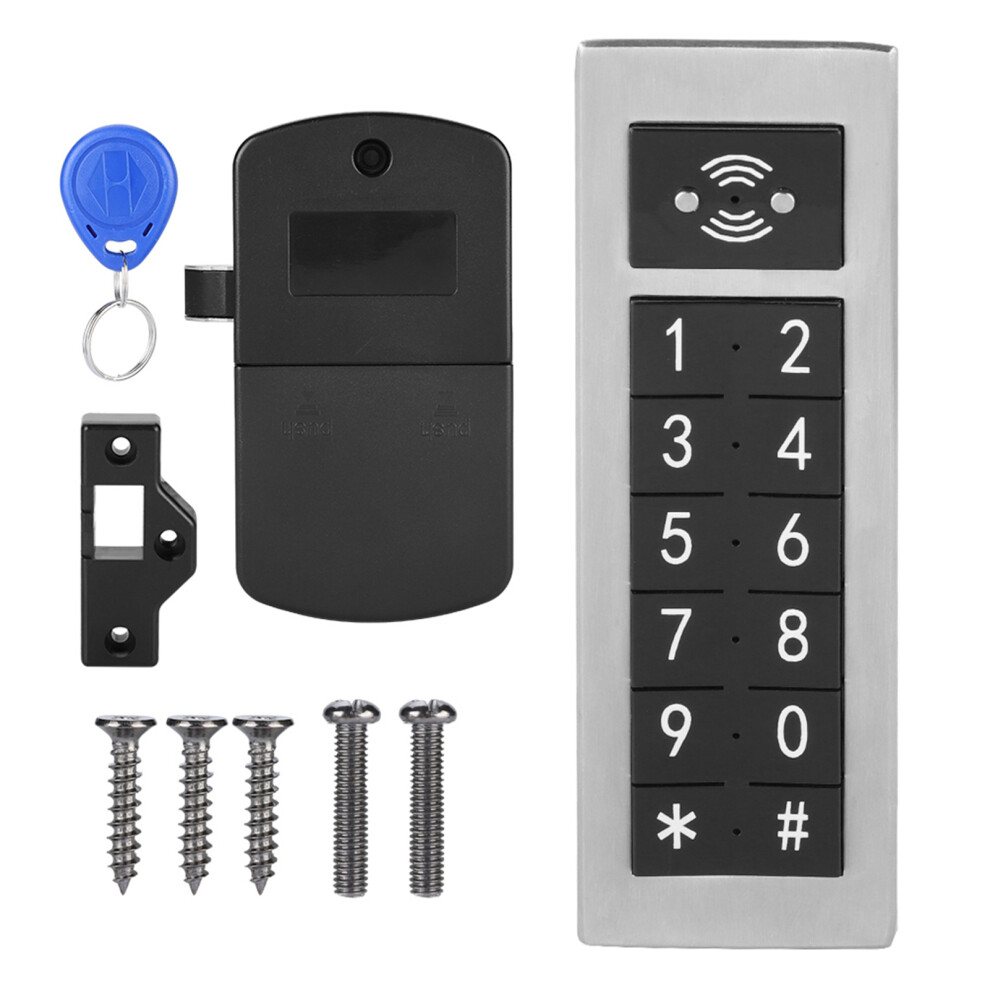 Rfid Password Cabinet Lock, Touch Keypad Lock For Drawer Cabinet With Keyless Entry Digital Smart Code Auto Lock Function High Quality Zinc Alloy 9014198331625