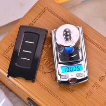 Lightweight Car Key–Shaped Electronic Scale with LCD, Tare & 0.01–200g Range – Compatible with Food, Jewelry, Gold