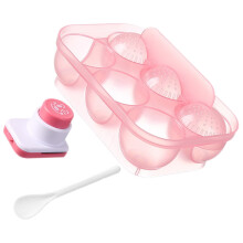 Rice Mold Maker Set for Home Use, Plastic Sushi Mold Tool for Easy Onigiri and Rice Shaping