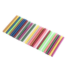 Adhesive Glue Sticks Glitter Hot Colored Mini Sticks For DIY Art Craft Non Toxic EVA Strong Viscosity Wide Applications Thermoplastic Resin Adhesive
