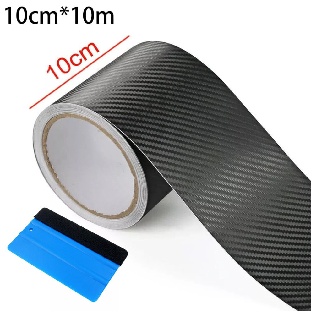 Carbon Fiber Tape 5D Auto Car Anti Scratch Tape Waterproof Protector Film 10M 9558633058321