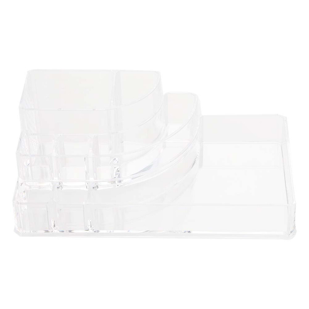 Transparent Lipstick Holder For Vanity Spinning Lipgloss Storage Display Holder With Tilted Structure Design And Large Capacity For Lipsticks