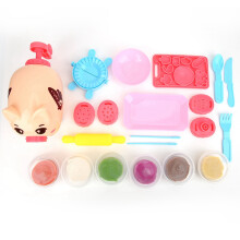 Food Modeling Playset For Kids Kitchen Creations Color Dough With Noodle Maker And Hamburger Machine Creative Play Tool For Fine Motor Development