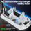 Charging Dock Compatible with PS5, Dual Controller Charger with Cooling Fan 5