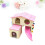 2Pièces Hamster En Bois Multi Couleur Pour Petits Animaux 3