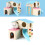 2Pièces Hamster En Bois Multi Couleur Pour Petits Animaux 5