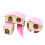 2Pièces Hamster En Bois Multi Couleur Pour Petits Animaux 6