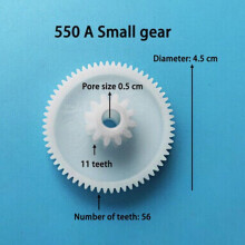 Plastic Gear for Gearbox 550 and 390 Children\\\'S Electric Car Kid Ride on Toy Car
