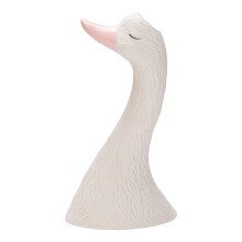 Sunxin Desktop Ornament Cute Swan Vase Decor Elegant Home Living Room Flower Arrangement Floral Dried Flower Table Centerpiece, A Swan Figurine