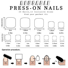 24 Pcs Press on Toe Nails, Short Square Glitter Fake Toe Nails, Press Ons Full Cover, Acrylic False Toe Nails for Women