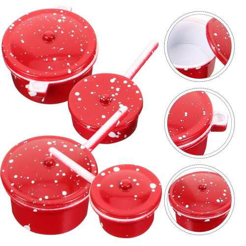 4 Pcs Verse Mini Kitchen Accessories 4.00X2.00X1.00CM Red