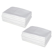 100-Pack Clear PE Disposable Cage Film Pads for Small Pets, Hamsters, Guinea Pigs, and Other Animal Care Needs