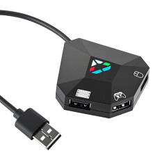 Adaptateur clavier et souris pour Nintendo Switch, PS4/PS3, Xbox One/360 — Compatible avec les jeux FPS/TPS/RPG, configuration personnalisée,