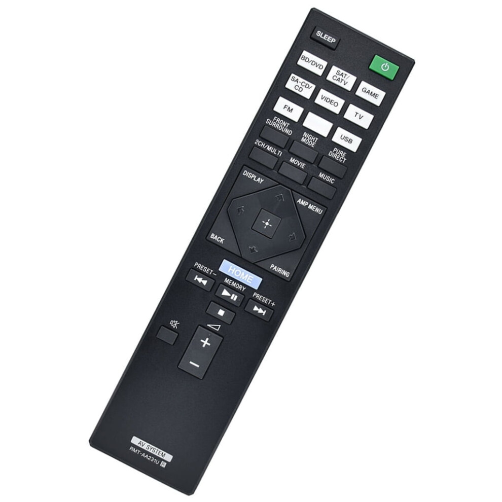 Lightweight Replacement Remote Control Rmt-Aa231u For Str-Dh770 Str-Dn1070 9193271848059