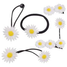 Daisy hårspænder sæt – assorterede farver, 6 stk.