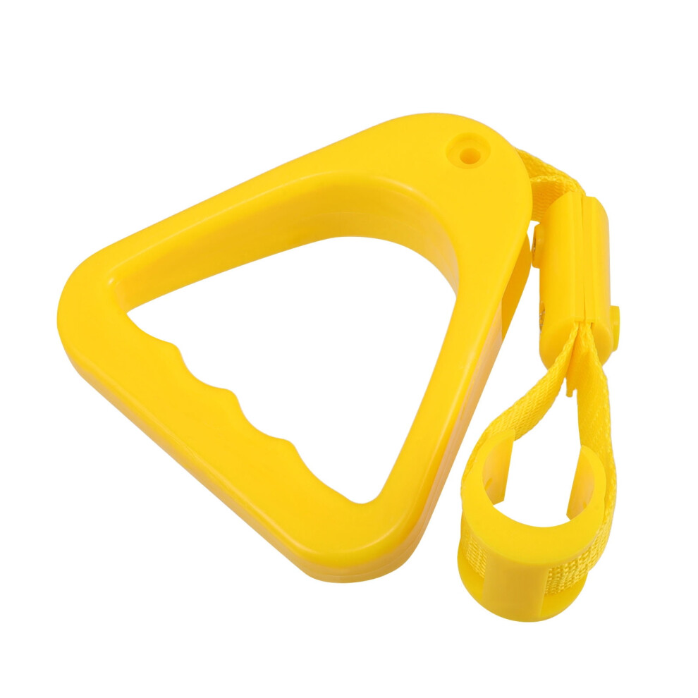 Yellow Elderly Car Handle Assist Subway Handrail Ring Plastic For Hospitals 1Set